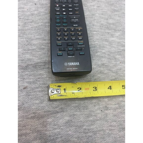 Yamaha Stereo AV Wireless Remote Control Black Model # RAV300 / WA22030 - Picture 6 of 6
